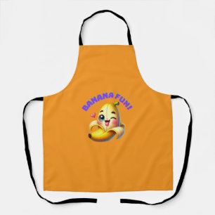 Funny Banana Winking Design for Fun and Playful Gi Apron