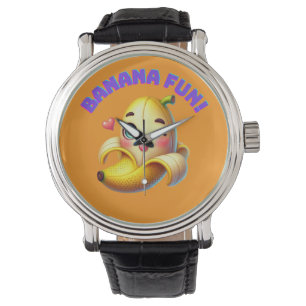 Funny Banana Winking Design for Fun and Playful Gi Watch
