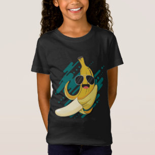 Funny Banana With Sunglasses Potassium Healthy Fru T-Shirt