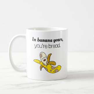 Funny Banana Years Birthday Coffee Mug