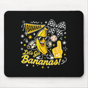 Funny Bananas Shirt Cute Banana Funny Banana Mouse Mat