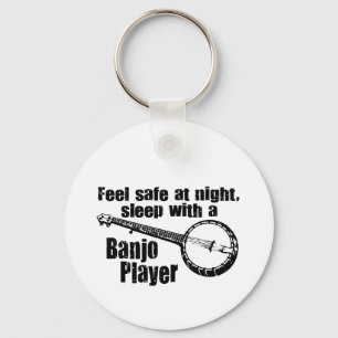 Funny Banjo Key Ring