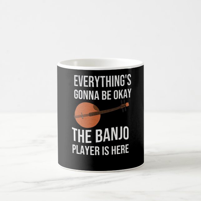 Funny Banjo Player Gifts | Bluegrass Lover Coffee Mug (Center)
