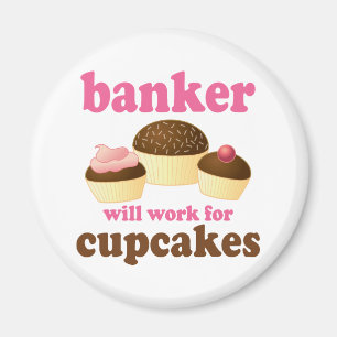 Funny Banker Magnet