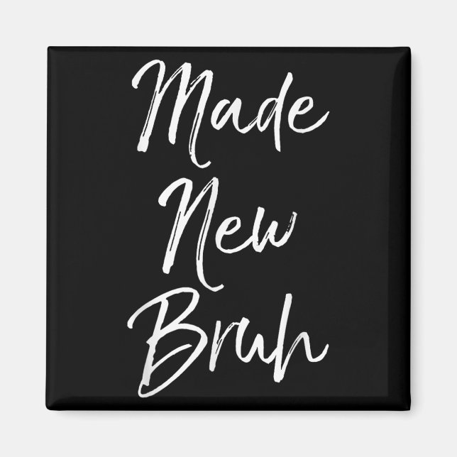 Funny Baptism Gift For Boys Salvation Quote Made N Magnet (Front)