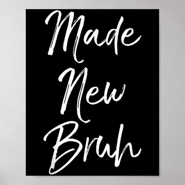 Funny Baptism Gift For Boys Salvation Quote Made N Poster (Front)