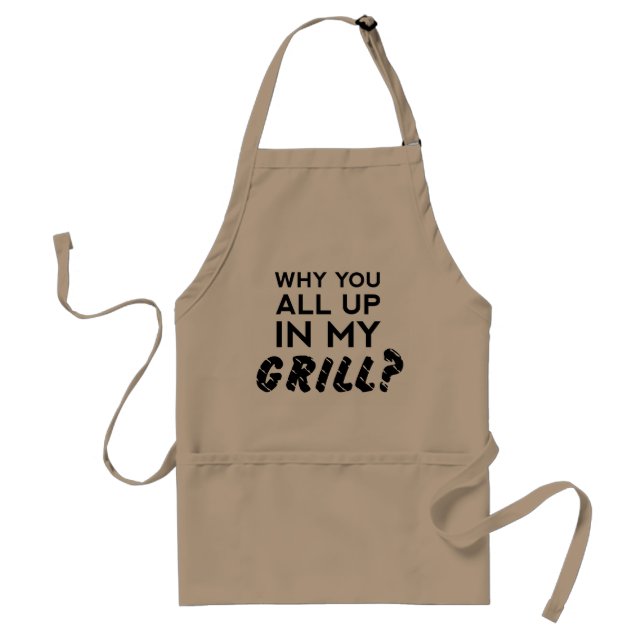 Funny Barbecue Grill Apron (Front)