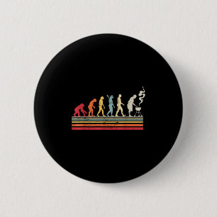 Funny Barbecue Grill Dad Evolution Man Vintage Ret 6 Cm Round Badge
