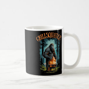 Funny Barbecue Griller Shirt - Bigfoot Grilling Sa Coffee Mug