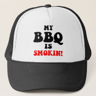 Funny barbecue trucker hat