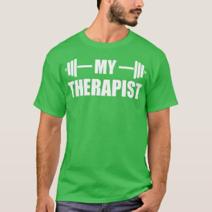 Funny Barbell Design For Men Women Weight Lifting T-Shirt