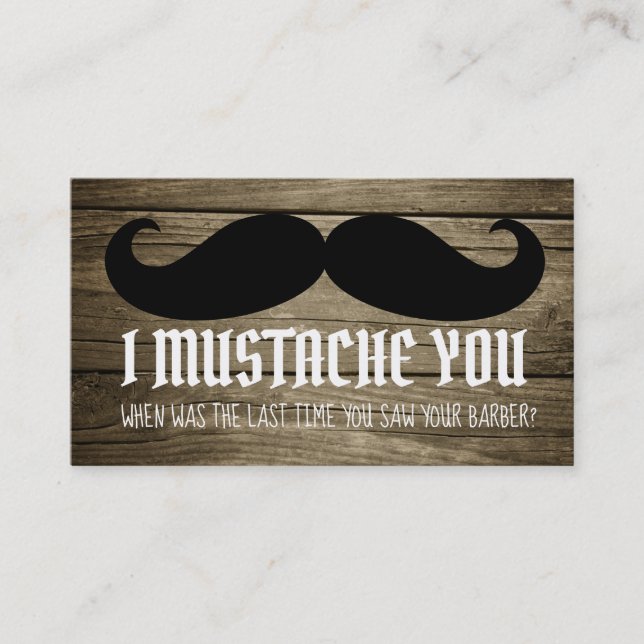 Funny Barber slogans Business Cards (Front)