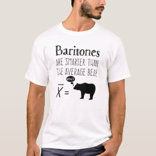 Funny Baritone T-shirt - Average Bear