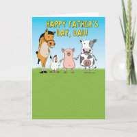 Funny Barn Animals Father's Day