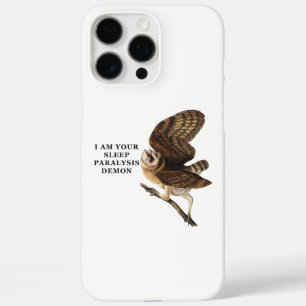 Funny Barn Owl Shirt iPhone 16 Pro Max Case