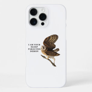 Funny Barn Owl Shirt iPhone 16 Pro Max Case