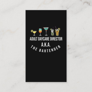 Funny Bartender Alcohol Mixer Barkeeper Jokes Business Card