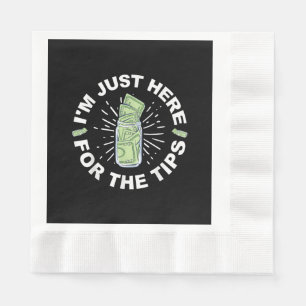 Funny Bartender Just Napkin