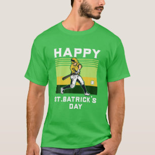 Funny Baseball Bat Sports St Patricks Pattys Day G T-Shirt