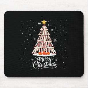 Funny Baseball Bats Christmas Tree Lights Xmas For Mouse Mat