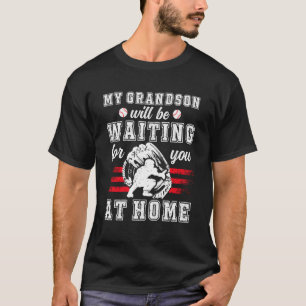Funny Baseball Catcher Grandpa Baseball Catcher Gr T-Shirt
