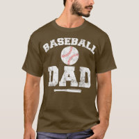 Funny Baseball Dad Vintage Daddy Coach Player Spor