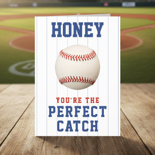 Funny Baseball Dirty Joke Spouse Happy Birthday Thank You Card