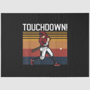 Funny Baseball Football Touchdown Sports Humour Tissue Paper