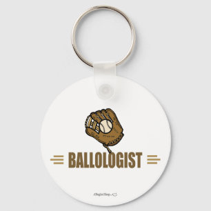 Funny Baseball Key Ring