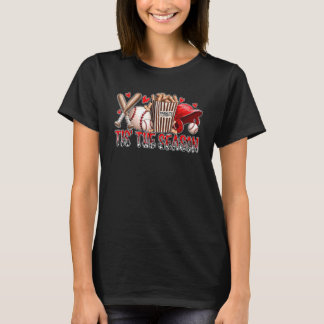 Funny Baseball Lover Tis The Season Baseball Mum G T-Shirt