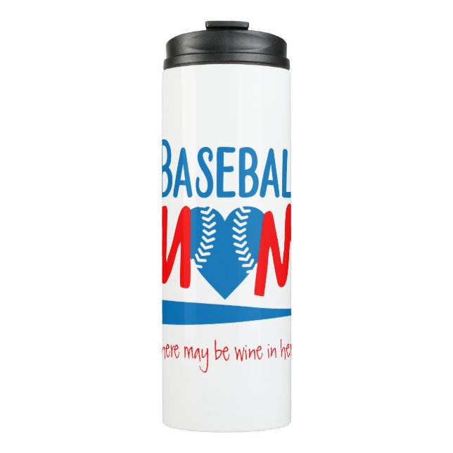 Funny Baseball Mum  Thermal Tumbler (Front)
