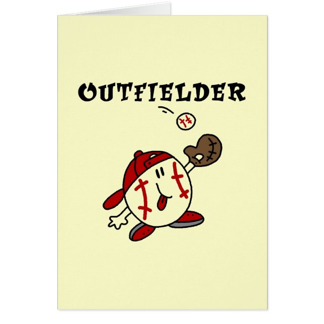 Funny Baseball Outfielder T-shirts and Gifts (Front)