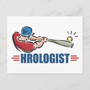 Funny Baseball Postcard