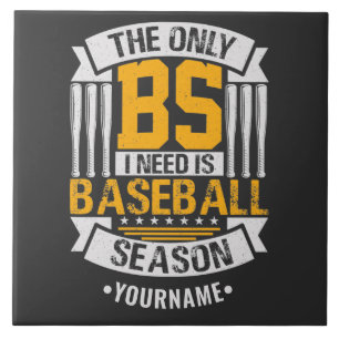 Funny Baseball Sarcasm Tile
