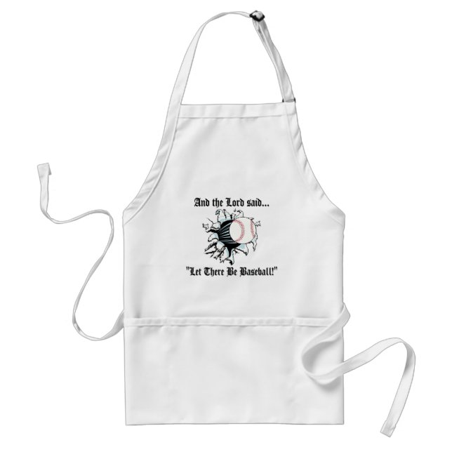 Funny Baseball Standard Apron (Front)