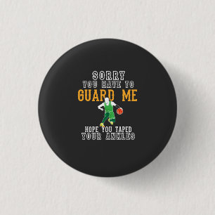 Funny Basketball 3 Cm Round Badge