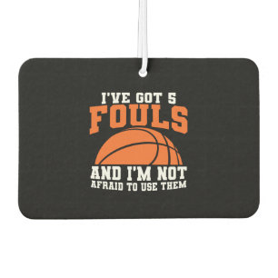 Funny Basketball Car Air Freshener
