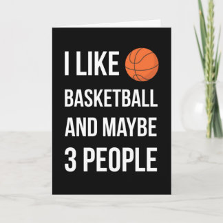 Funny Basketball Cards Athletic Grandson Nephew