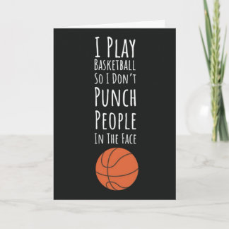 Funny Basketball Cards Team Humor Sports