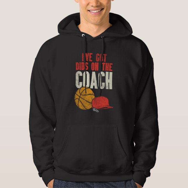 Funny Basketball Coach Gag Hoodie (Front)