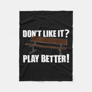 Funny Basketball Coach Gift Word Hard Motivational Fleece Blanket