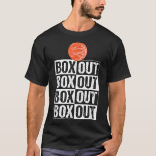 Funny Basketball Coach T Gift Box Out Saying T-Shirt