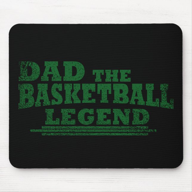 Funny basketball dad gift mouse mat (Front)