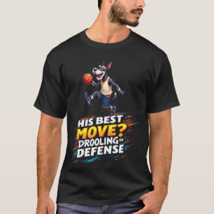 Funny Basketball for Schnauzer Dog Lovers T-Shirt