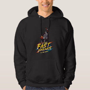 Funny Basketball Gift for Doberman Pinscher Dog Lo Hoodie