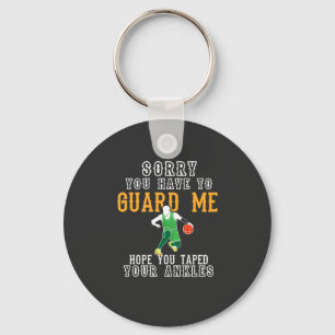 Funny Basketball Key Ring