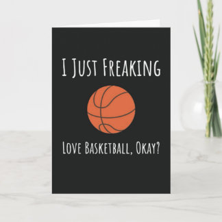 Funny Basketball Lover Cards Player Athlete Team