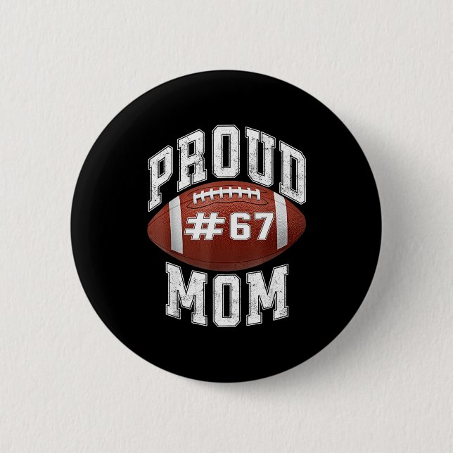 Funny Basketball Mom 67 Meme Proud Mama Design  6 Cm Round Badge (Front)