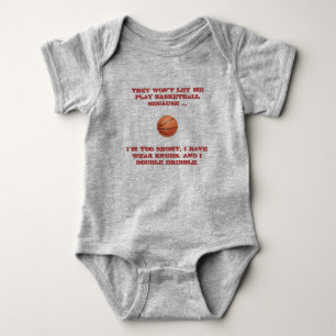 Funny Basketball Player Baby Bodysuit