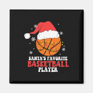 Funny Basketball Player Christmas Basketball Lover Magnet